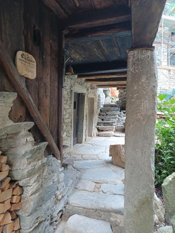 Villa Ca' Scocc, Antica Casa Di Montagna In Valsesia Mollia Exterior foto