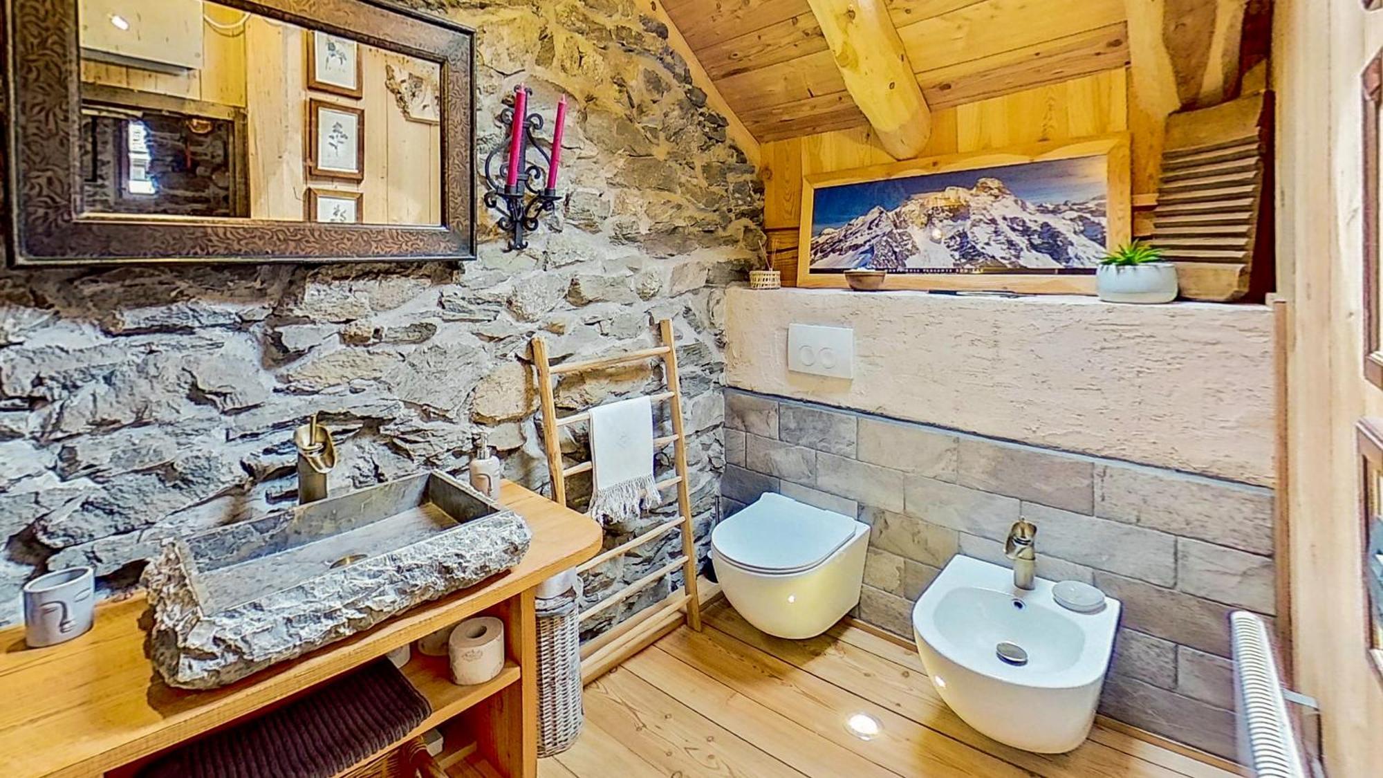 Villa Ca' Scocc, Antica Casa Di Montagna In Valsesia Mollia Exterior foto