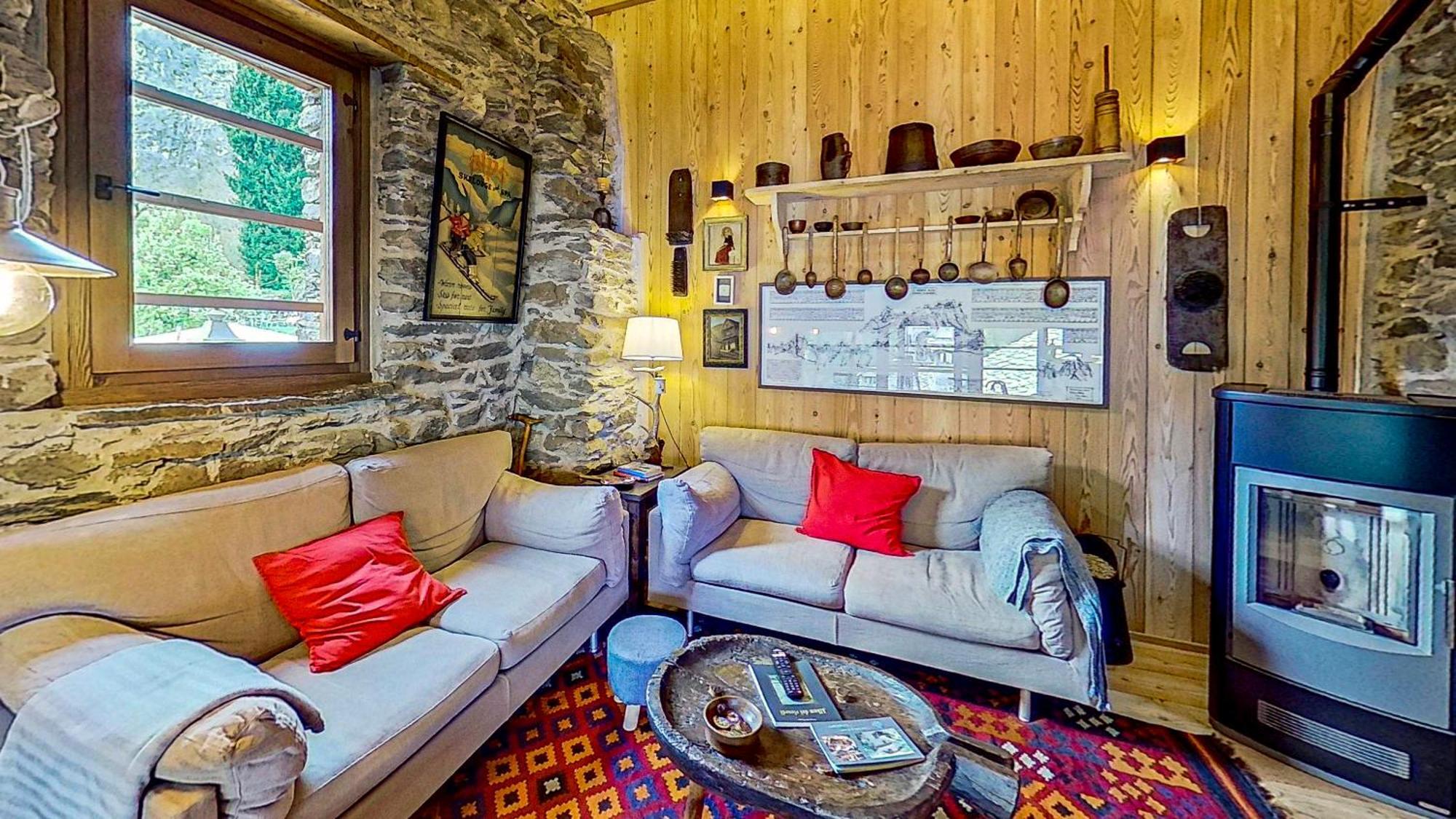 Villa Ca' Scocc, Antica Casa Di Montagna In Valsesia Mollia Exterior foto
